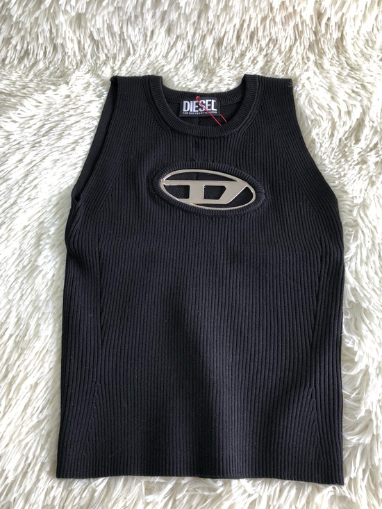 Diesel Tops - DIESEL M onerva Cut out Knit Top